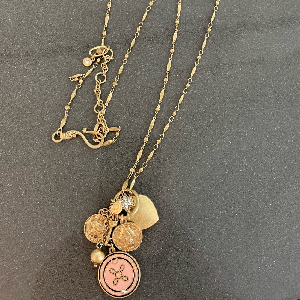 Cabi long charm necklace